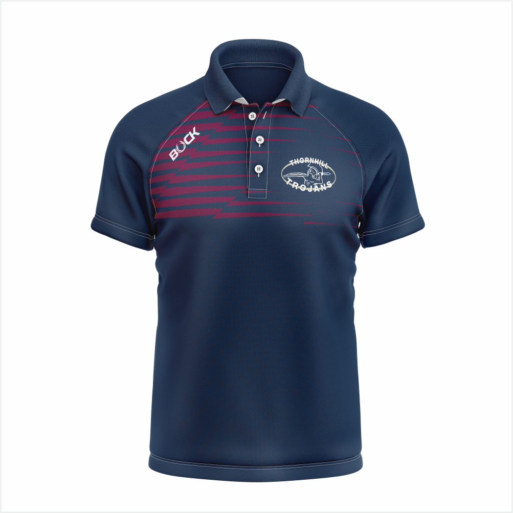 Thornhill Trojans Polo Shirt Front